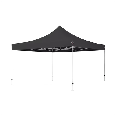../frankl24shop/leichtbauzelt 4,00x4,00 m schwarz, ohne boden, ohne seitenplane, ohne auf- und abbau (kein grill- oder raucherzelt